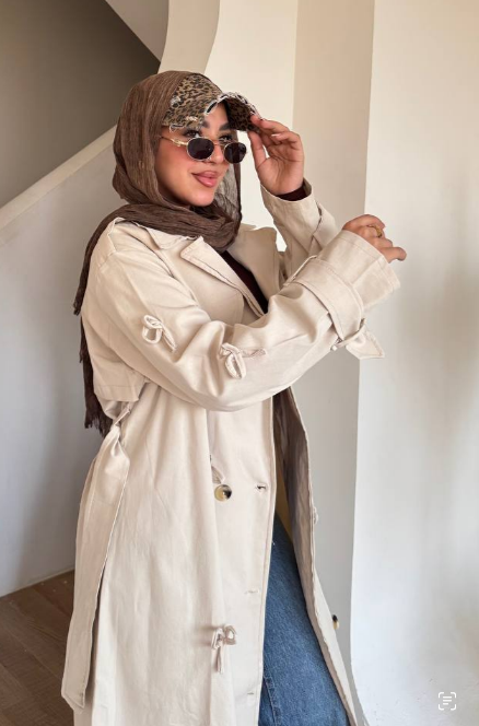 ترانش كوت جبردين طويل – لوك أنيق وفخم 😍