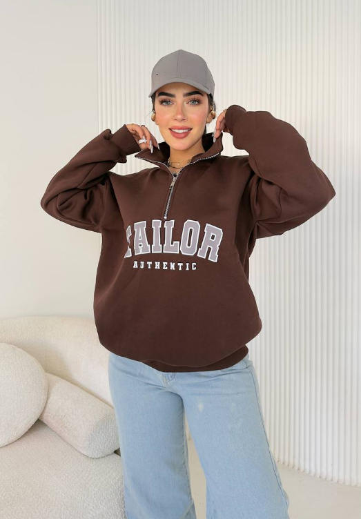 سويتشيرت رايق 🎀 ميلتون قطن 💯 نص سوسته