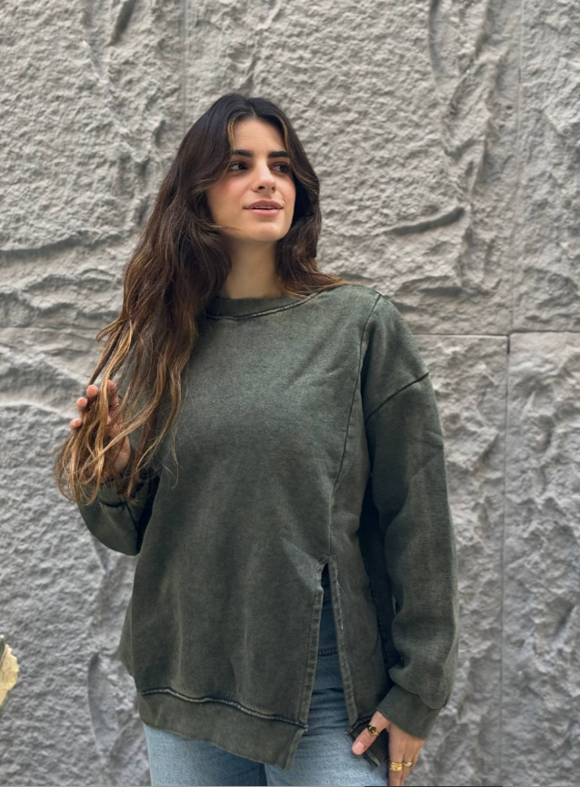 سويتشيرت "فتحة الجنب"