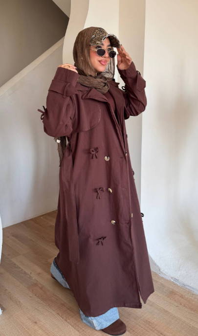 ترانش كوت جبردين طويل – لوك أنيق وفخم 😍