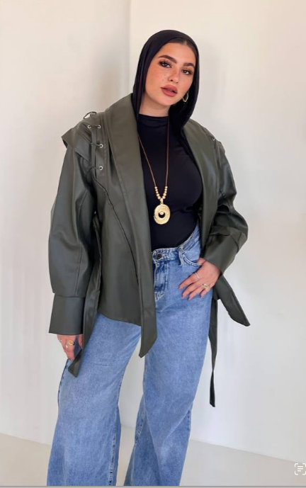 القطعة الفنية بخامة الجلد المستور 😍🔥