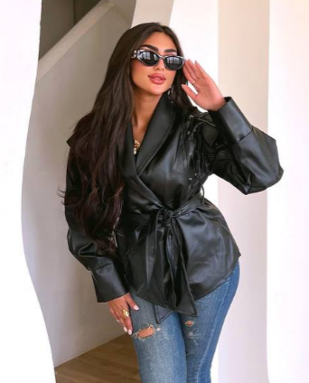 القطعة الفنية بخامة الجلد المستور 😍🔥