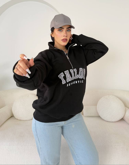 سويتشيرت رايق 🎀 ميلتون قطن 💯 نص سوسته