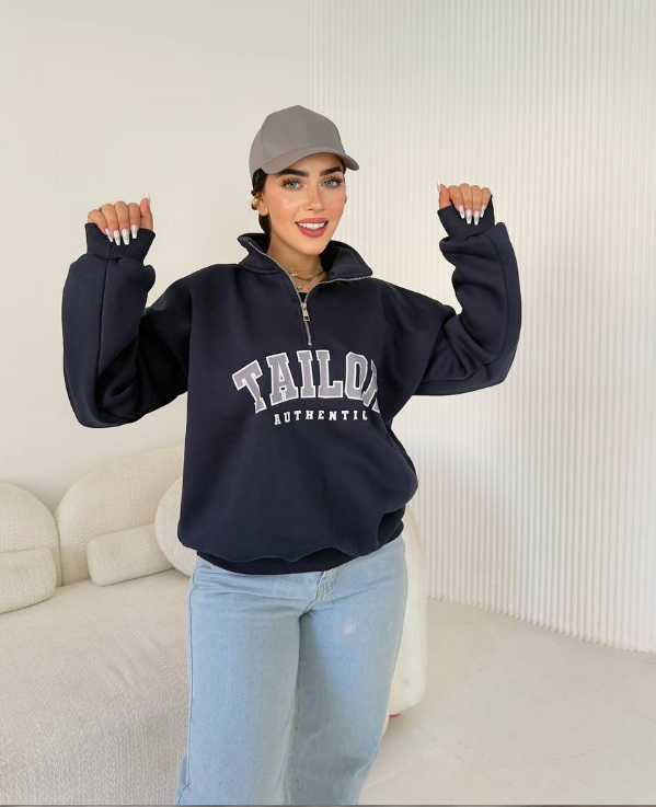 سويتشيرت رايق 🎀 ميلتون قطن 💯 نص سوسته