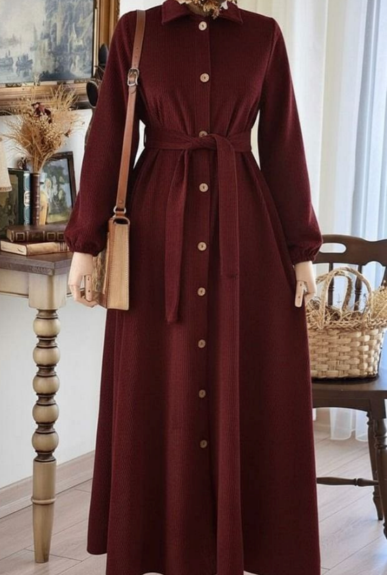 🌸 دريس ريب قطيفة زراير سعودي 🌸