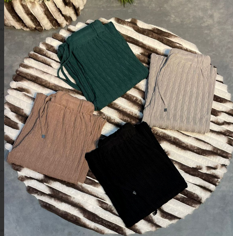 بنطلون وايد ليج مسحب،  😘