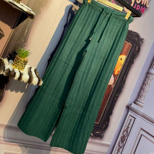 بنطلون وايد ليج مسحب،  😘