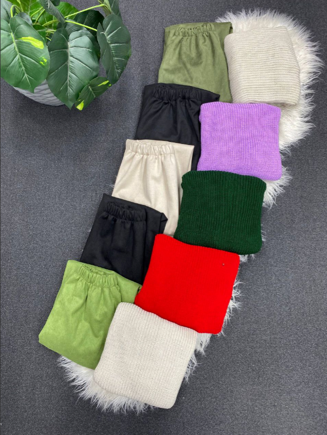 طقم البلوزة لف مع الجيب الشمواه  💫