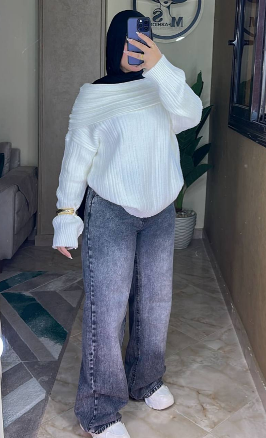 بلوفر أوف شولدر التريكو –