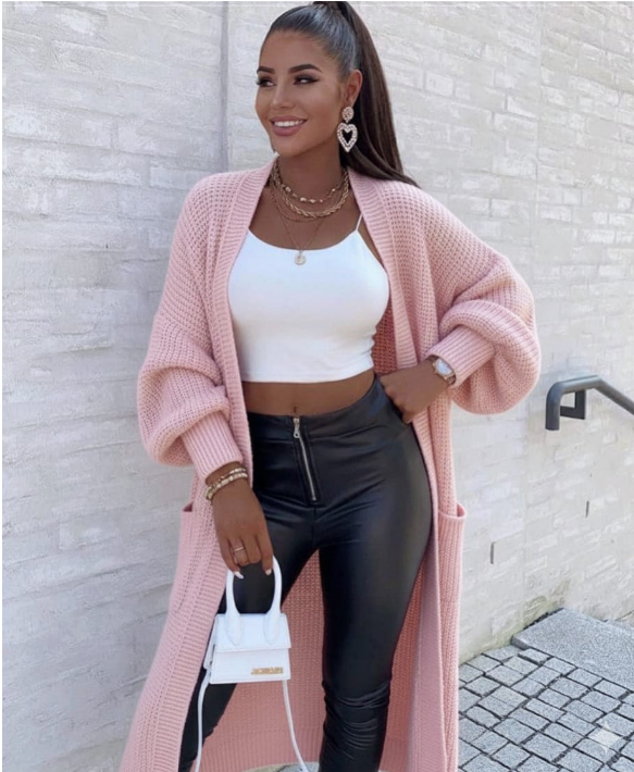 كادي طويل كم بالونه، ستايل أنيق وراقي