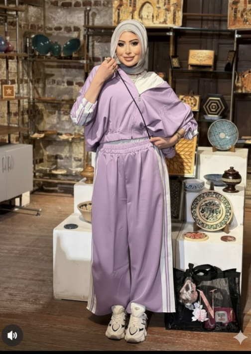 💥 سوت 3 قطع ميلتون بخطين وزونط 💥