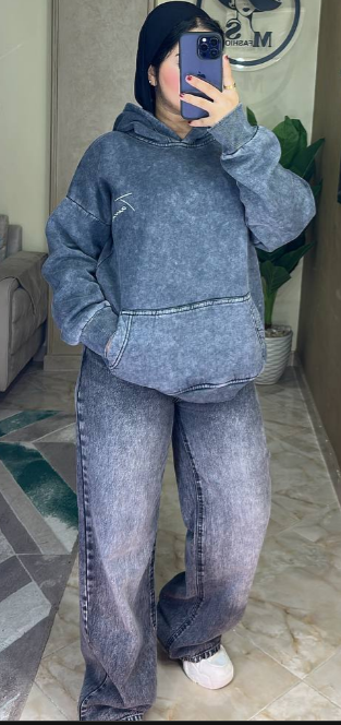 هودي Unisex محجر – WR أوفر سايز