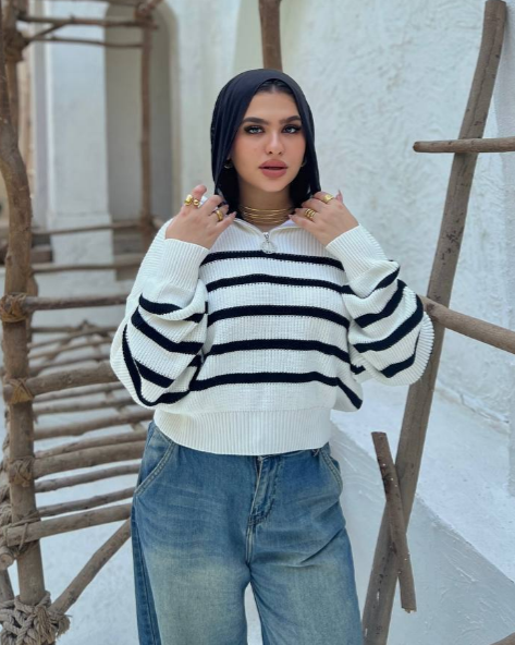 كروب تريكو مقلم نص سوستة