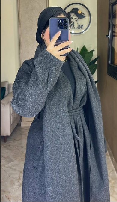 ترنش كوت جوخ مع إسكارف – ستايل كلاسيك