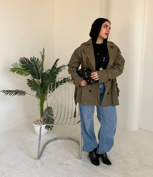 ترنش Zara جبردين قصير – بأسلوب كلاسيك