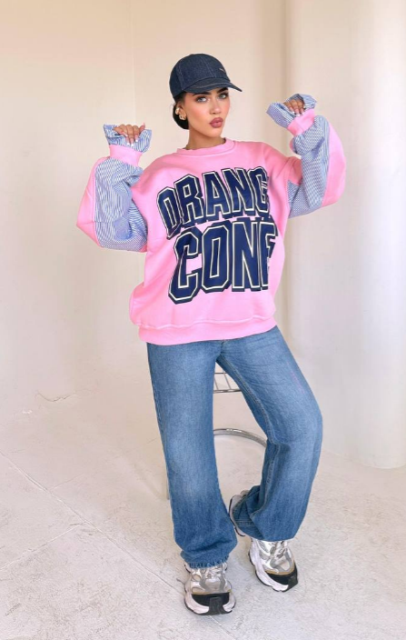 هودى ميكس كم مقلم تريندي