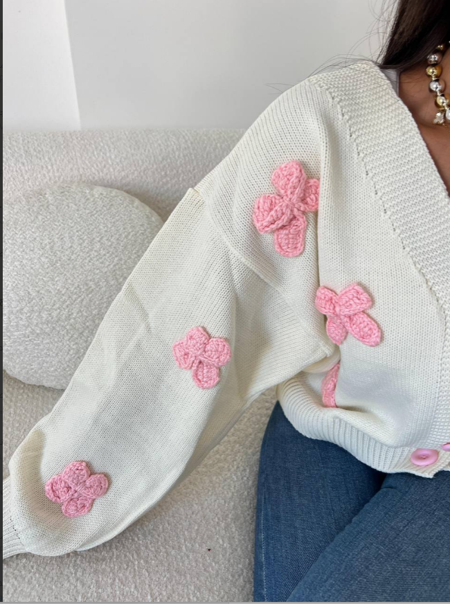 🩷 موديل تريكو هاند ميد بقلوب 🩷