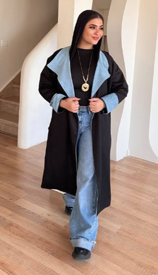 Denim Mix Trench – ترنش دينم ميكس